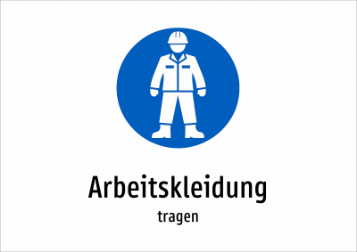 Arbeitskleidung - tragen