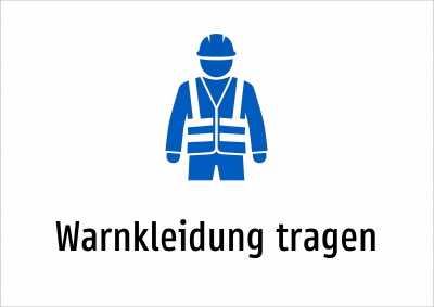 Warnkleidung tragen
