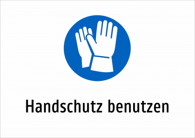 Handschutz benutzen