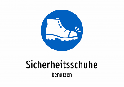 Sicherheitsschuhe - benutzen