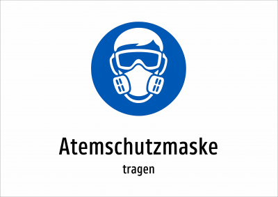 Atemschutzmaske - tragen