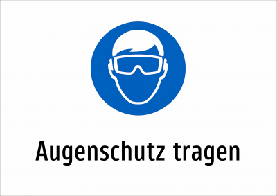 Augenschutz tragen