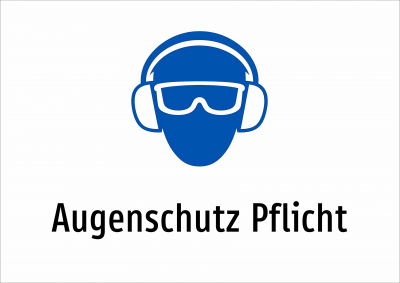 Augenschutz Pflicht