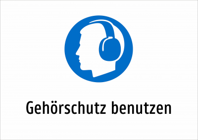 Gehörschutz benutzen