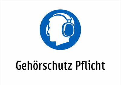 Gehörschutz Pflicht