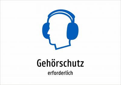 Gehörschutz - erforderlich