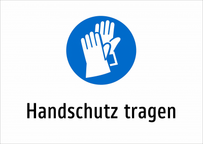 Handschutz tragen