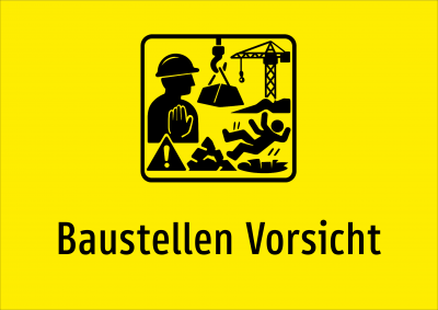 Baustellen Vorsicht