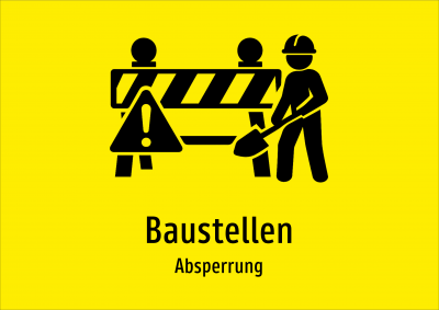 Baustellen - Absperrung