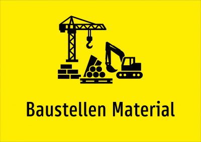 Baustellen Material