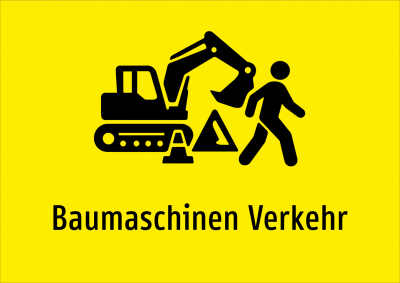 Baumaschinen Verkehr