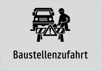 Baustellenzufahrt