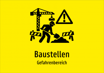 Baustellen - Gefahrenbereich