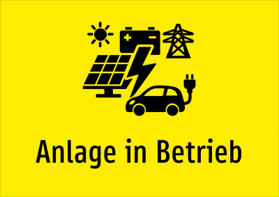 Anlage in Betrieb