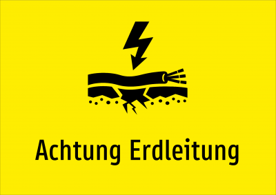 Achtung Erdleitung