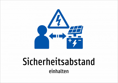 Sicherheitsabstand - einhalten