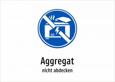 Aggregat - nicht abdecken