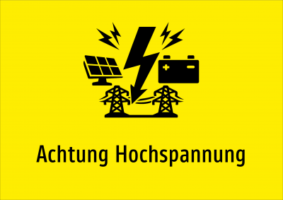 Achtung Hochspannung