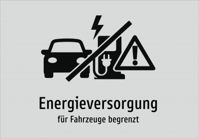 Energieversorgung - für Fahrzeuge begrenzt