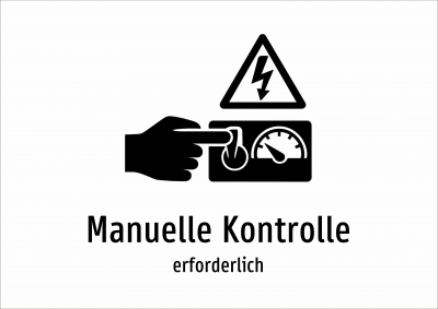 Manuelle Kontrolle - erforderlich