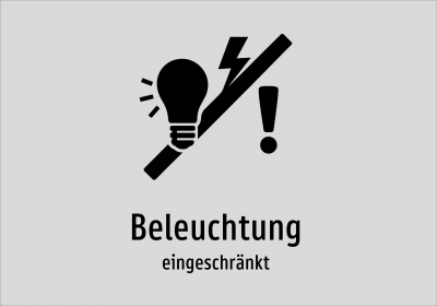 Beleuchtung - eingeschränkt