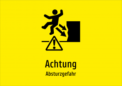 Achtung - Absturzgefahr