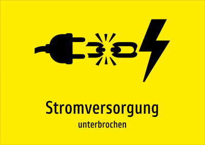 Stromversorgung - unterbrochen