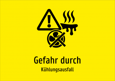 Gefahr durch - Kühlungsausfall