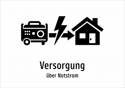 Versorgung - über Notstrom