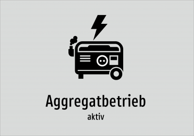 Aggregatbetrieb - aktiv