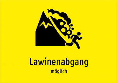 Lawinenabgang - möglich