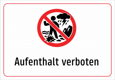 Aufenthalt verboten