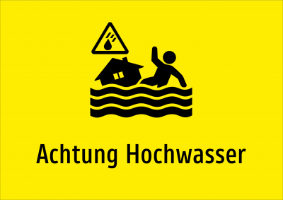 Achtung Hochwasser