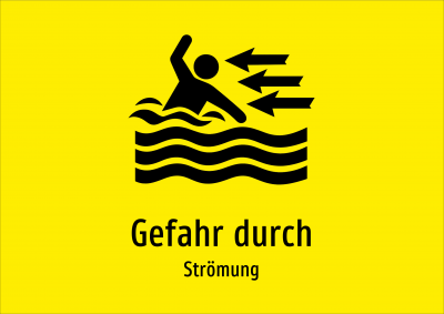 Gefahr durch - Strömung