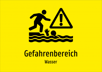 Gefahrenbereich - Wasser