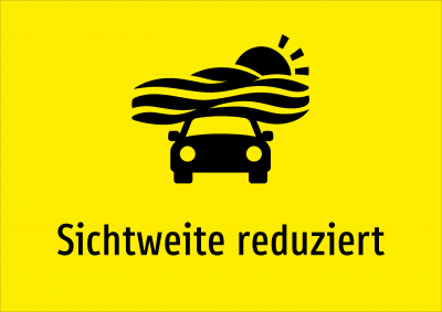 Sichtweite reduziert