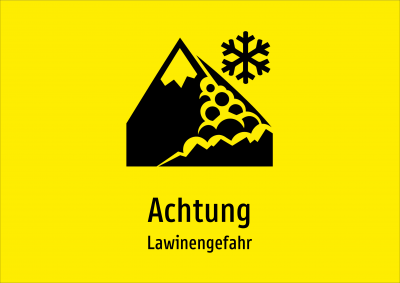 Achtung - Lawinengefahr