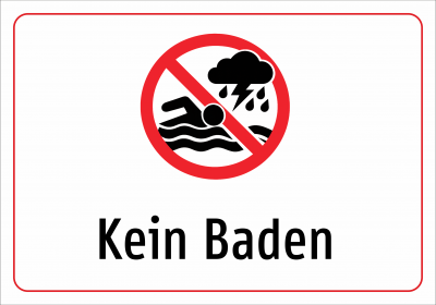Kein Baden