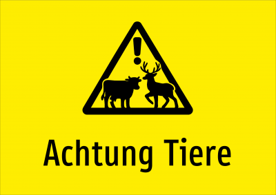Achtung Tiere
