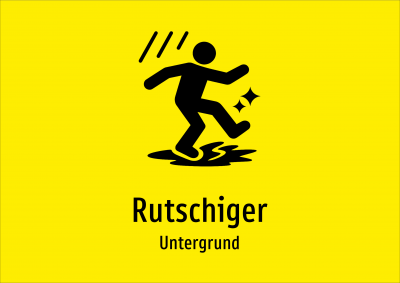 Rutschiger - Untergrund