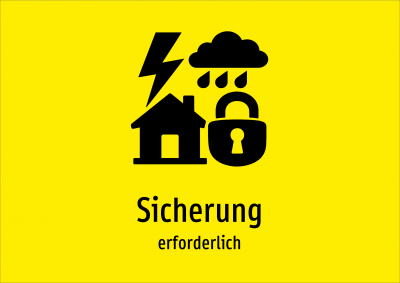 Sicherung - erforderlich
