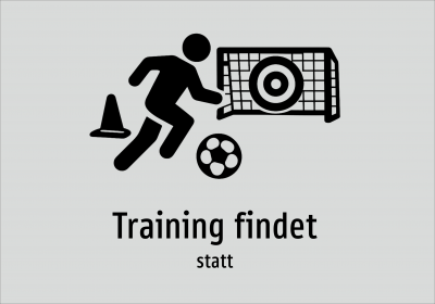 Training findet - statt