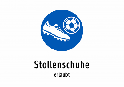 Stollenschuhe - erlaubt