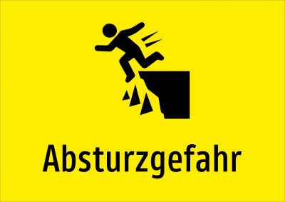 Absturzgefahr