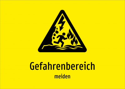 Gefahrenbereich - meiden