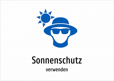 Sonnenschutz - verwenden