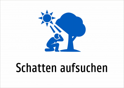 Schatten aufsuchen