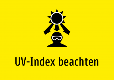 UV-Index beachten