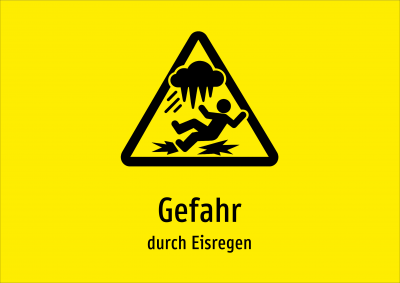 Gefahr - durch Eisregen