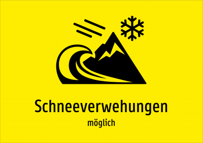 Schneeverwehungen - möglich
